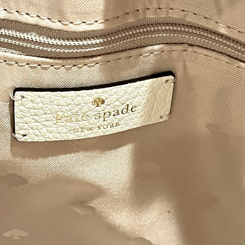 NWOT Glistening Kate Spade New York Large Saddle Bag w/ Crossbody Strap - Picture 9 of 11